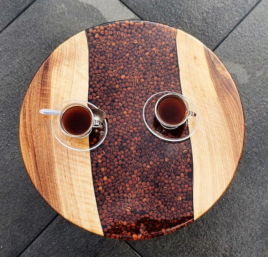 Resin Art Coffee Table