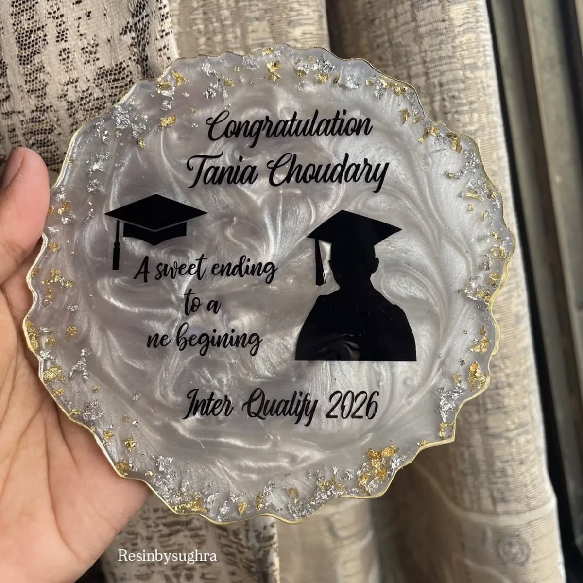Personalized Resin Memory Plaque