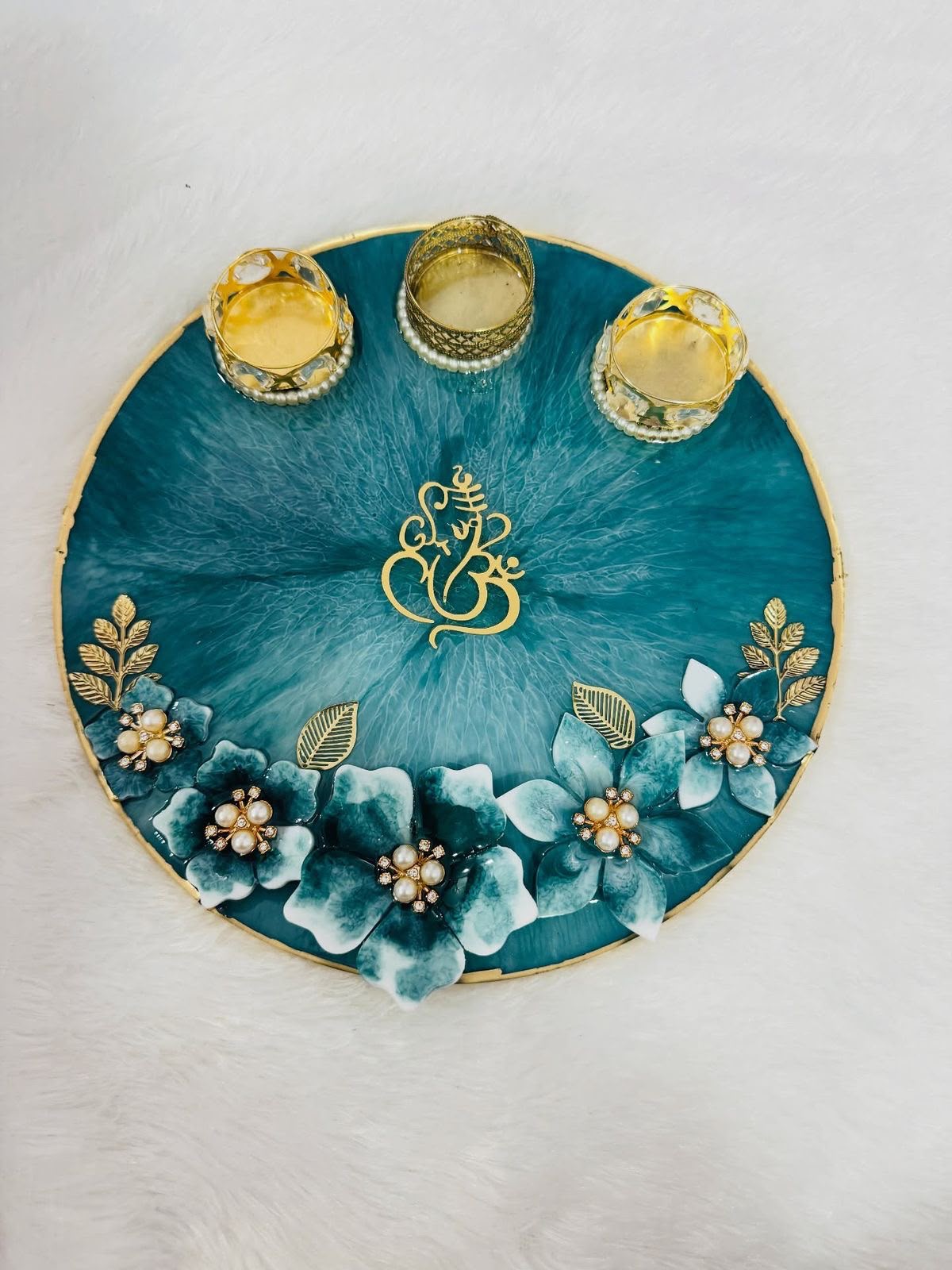 Resin Mini Aarti Thali